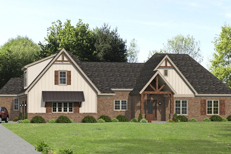 Farmhouse Style House Plan - 3 Beds 3 Baths 3889 Sq/Ft Plan #932-1237