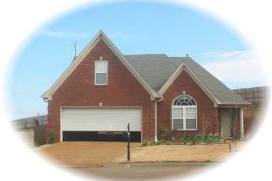 Exterior - Front Elevation for European House Plan #81-1393 - 3 bed, 2.5 bath