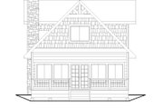 Cabin Style House Plan - 3 Beds 2.5 Baths 1613 Sq/Ft Plan #117-1030 Exterior 