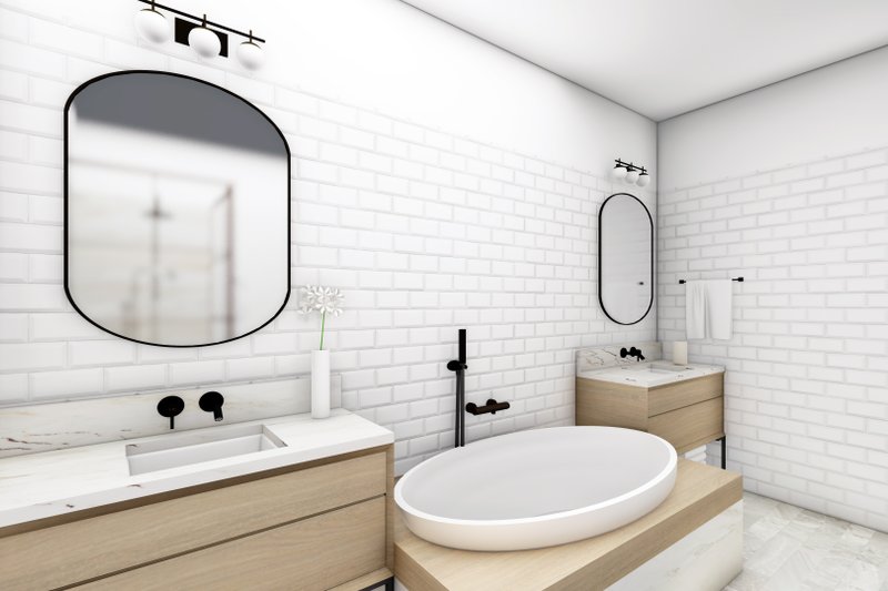 House Plan Design - Interior - Bathroom for Craftsman House Plan #54-500 - 3 bed, 3.5 bath