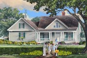 Country Style House Plan - 4 Beds 3 Baths 2010 Sq/Ft Plan #137-380 
