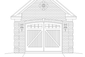 Exterior - Front Elevation 5 for Country House Plan #932-218, 0 bath