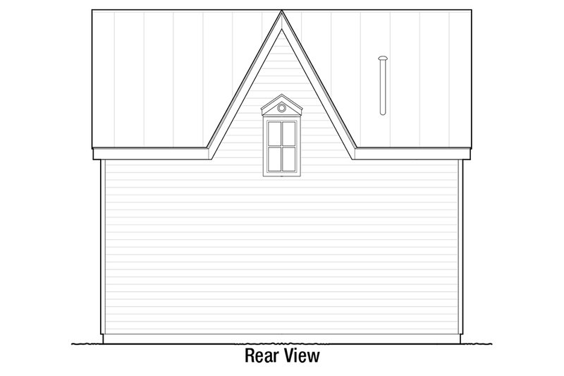 Cottage Style House Plan - 2 Beds 1.5 Baths 750 Sq/Ft Plan #915-13 ...