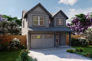 Craftsman Exterior - Front Elevation Plan #53-771