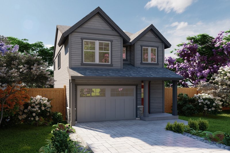Dream House Plan - Craftsman Exterior - Front Elevation Plan #53-771