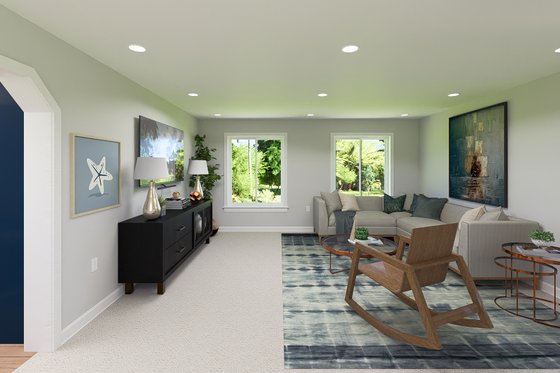 Interior - Family Room for Farmhouse House Plan #1060-183 - 1 bed, 1 bath