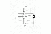 Ranch Style House Plan - 2 Beds 1 Baths 751 Sq/Ft Plan #22-510 