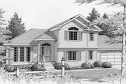 Traditional Style House Plan - 3 Beds 3 Baths 1794 Sq/Ft Plan #112-118 