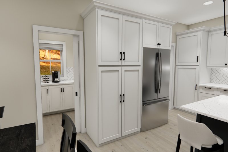 House Blueprint - Interior - Kitchen 1 for Craftsman House Plan #51-1359 - 4 bed, 2.5 bath