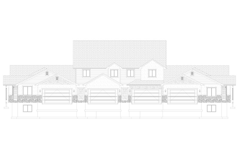 Dream House Plan - Exterior - Front Elevation 7 for Traditional House Plan #1060-335 - 10 bed, 12 bath
