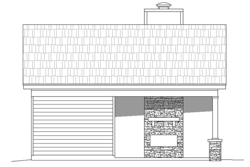 Dream House Plan - Exterior - Other Elevation for Country House Plan #932-236, 0.5 bath