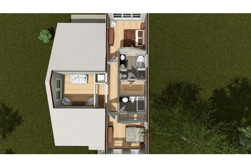 Dream House Plan - Floor Plan - Upper Floor 1 for Cottage House Plan #513-2479 - 3 bed, 3 bath