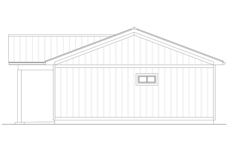 Dream House Plan - Exterior - Other Elevation 1 for Barndominium House Plan #126-305 - 2 bed, 2 bath