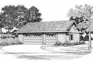 Traditional Exterior - Front Elevation Plan #72-280