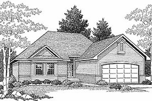 Traditional Exterior - Front Elevation Plan #70-123