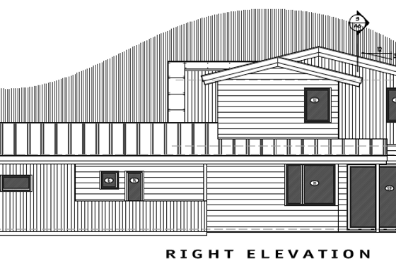 Exterior - Other Elevation 1 for Contemporary House Plan #892-10 - 4 bed, 3.5 bath
