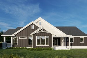 Farmhouse Exterior - Front Elevation Plan #112-212