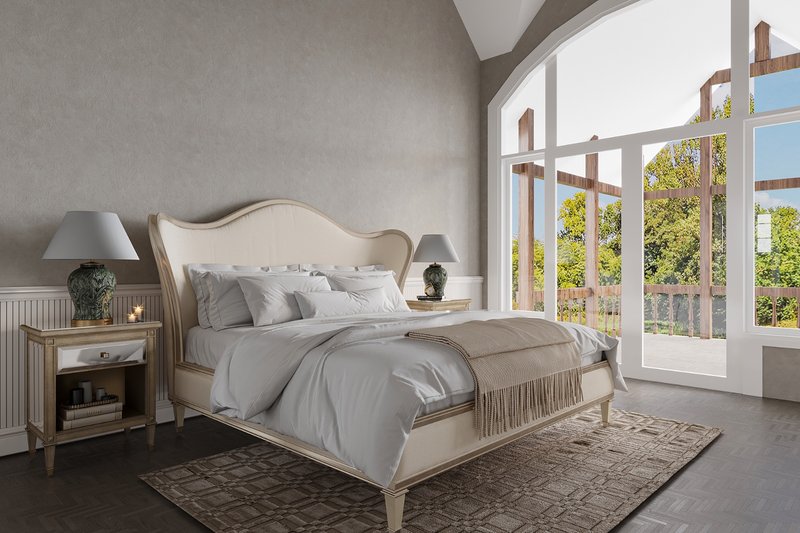 Dream House Plan - Interior - Master Bedroom for Craftsman House Plan #54-562 - 4 bed, 3 bath