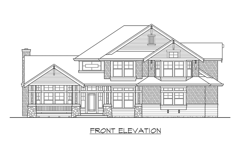 Craftsman Style House Plan - 4 Beds 2.5 Baths 3210 Sq/Ft Plan #132-212 ...