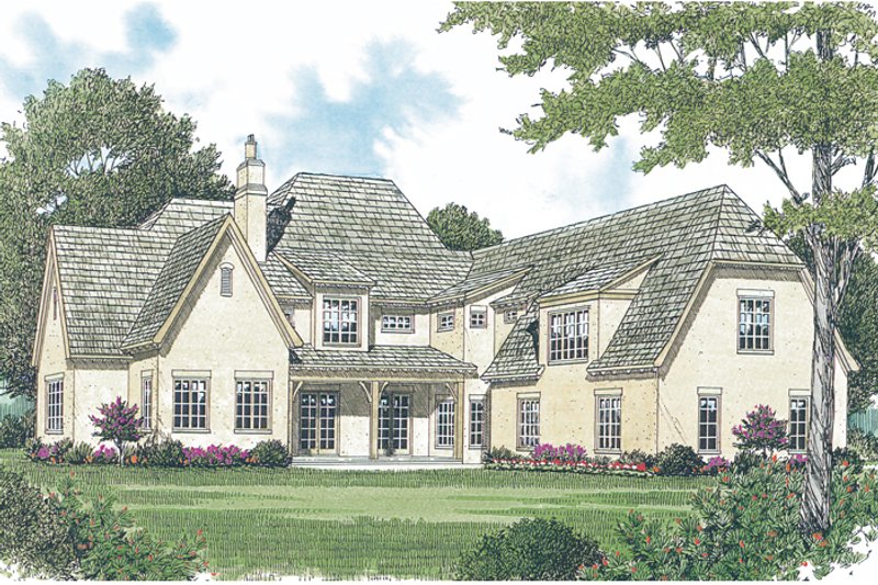 Dream House Plan - Photo 8 for European House Plan #453-25 - 5 bed, 5.5 bath