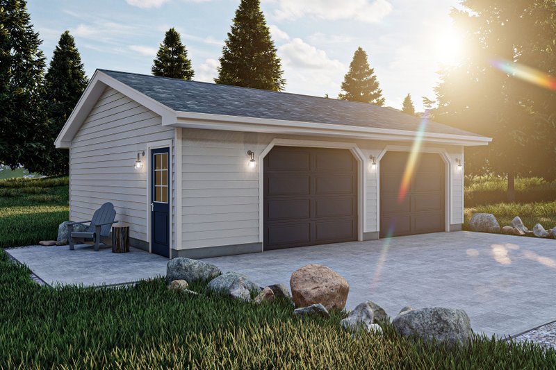 Architectural House Design - Traditional Exterior - Front Elevation Plan #455-539