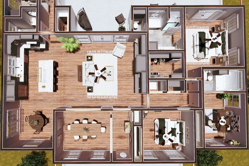Dream House Plan - Interior - Other for Southern House Plan #44-189 - 3 bed, 2.5 bath
