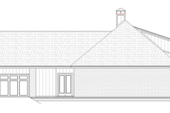 Exterior - Other Elevation for Farmhouse House Plan #45-634 - 3 bed, 2.5 bath