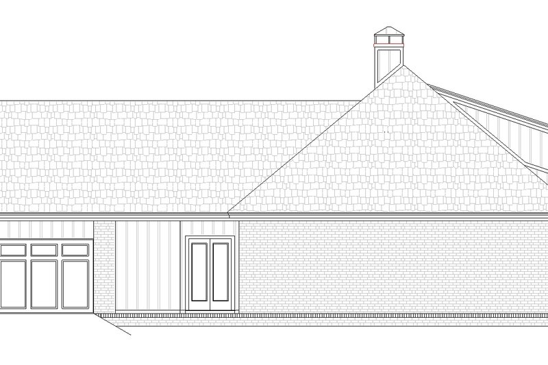 House Design - Exterior - Other Elevation for Farmhouse House Plan #45-634 - 3 bed, 2.5 bath