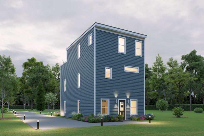 Architectural House Design - Exterior - Rear Elevation for Contemporary House Plan #932-1449 - 2 bed, 3 bath