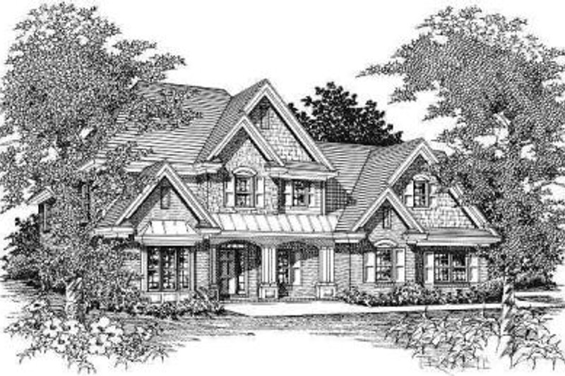 Traditional Style House Plan - 5 Beds 3.5 Baths 3234 Sq/Ft Plan #329-135