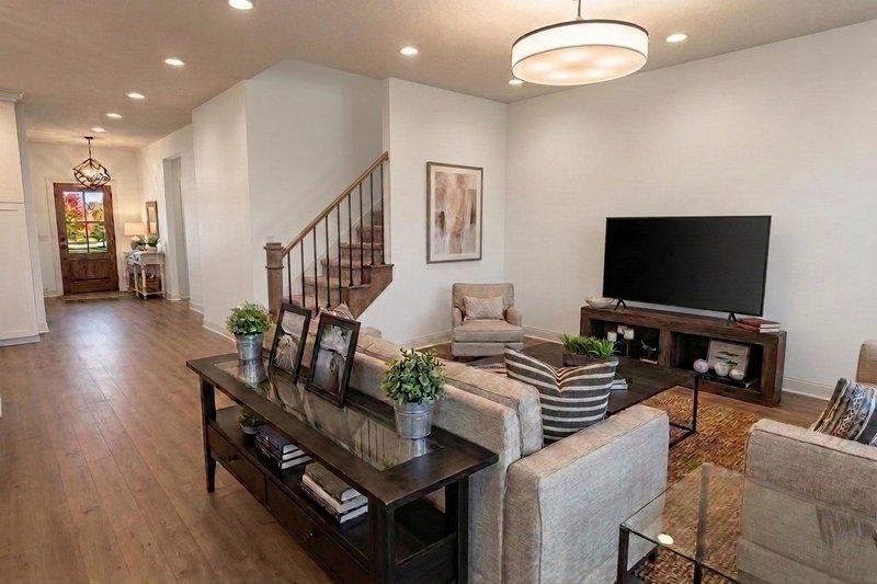 House Plan Design - Interior - Family Room 1 for Farmhouse House Plan #51-1535 - 3 bed, 2.5 bath