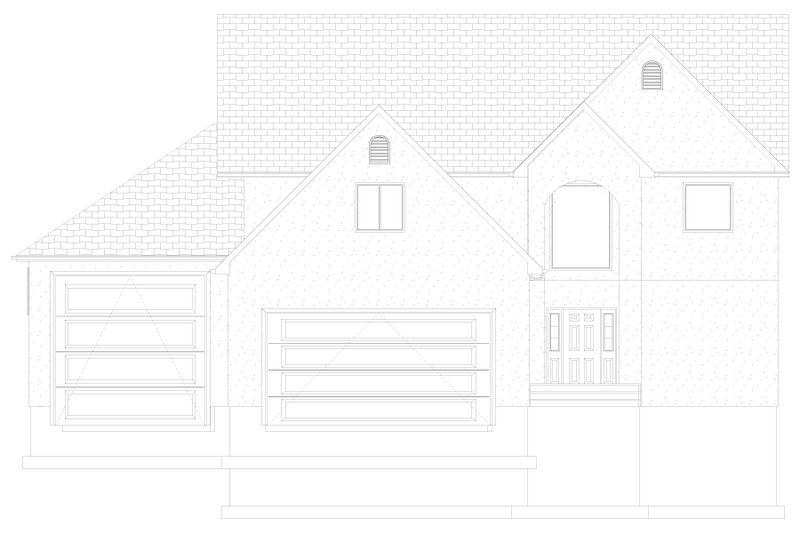House Plan Design - Exterior - Front Elevation 4 for Traditional House Plan #1060-153 - 5 bed, 4 bath