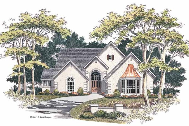 Home Plan - Country Exterior - Front Elevation Plan #952-22