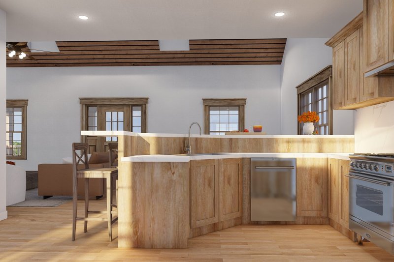 House Plan Design - Interior - Kitchen 1 for Farmhouse House Plan #17-2019 - 2 bed, 2 bath