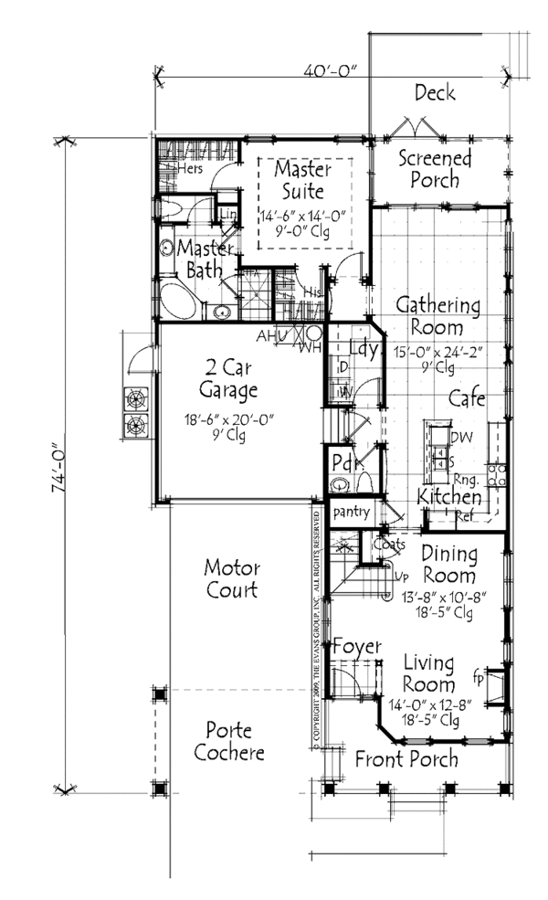 Home Plan - Country Floor Plan - Main Floor Plan #1007-60