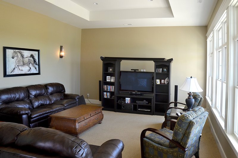 Dream House Plan - Interior - Family Room 1 for Ranch House Plan #70-1499 - 2 bed, 2 bath