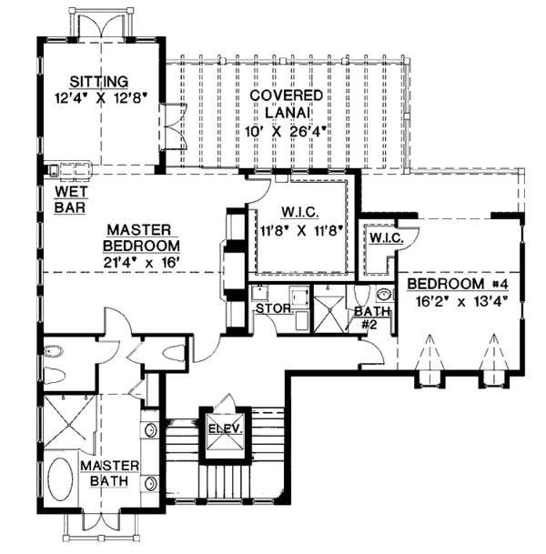 House Blueprint - Mediterranean Floor Plan - Other Floor Plan #1017-97