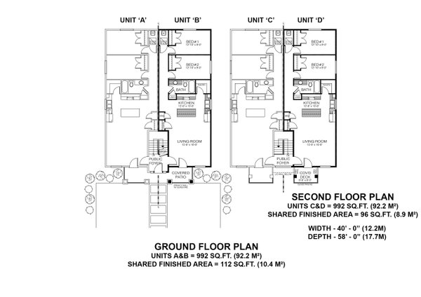 Architectural House Design - Floor Plan - Main Floor for Contemporary House Plan #1100-181 - 8 bed, 4 bath