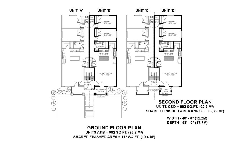 Architectural House Design - Floor Plan - Main Floor for Contemporary House Plan #1100-181 - 8 bed, 4 bath