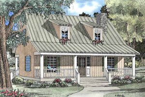 Craftsman Exterior - Front Elevation Plan #17-3150