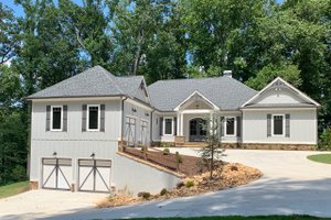 Exterior - Front Elevation 3 for Country House Plan #437-120 - 4 bed, 4 bath