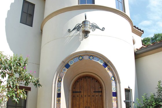 Exterior - Front Elevation 5 for Mediterranean House Plan #1058-15 - 3 bed, 3 bath