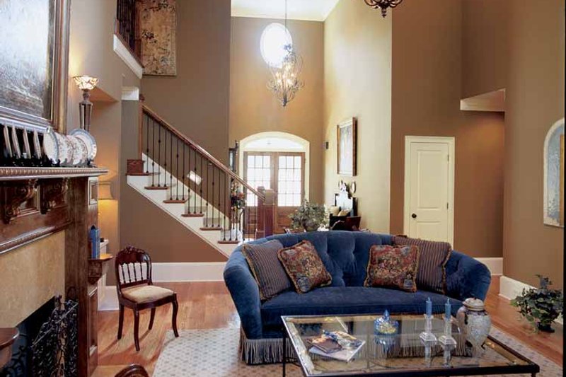 House Blueprint - Interior - Family Room for Country House Plan #927-855 - 4 bed, 3.5 bath