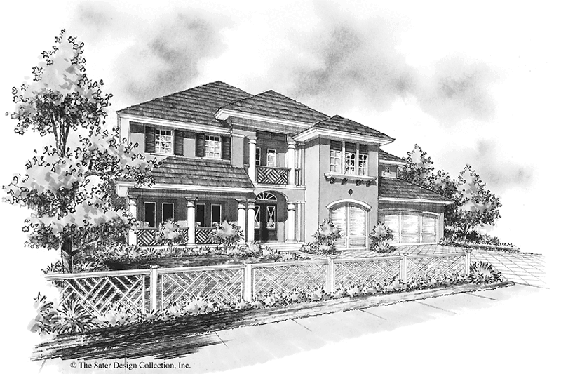 Dream House Plan - Exterior - Front Elevation 3 for Classical House Plan #930-288 - 5 bed, 5.5 bath