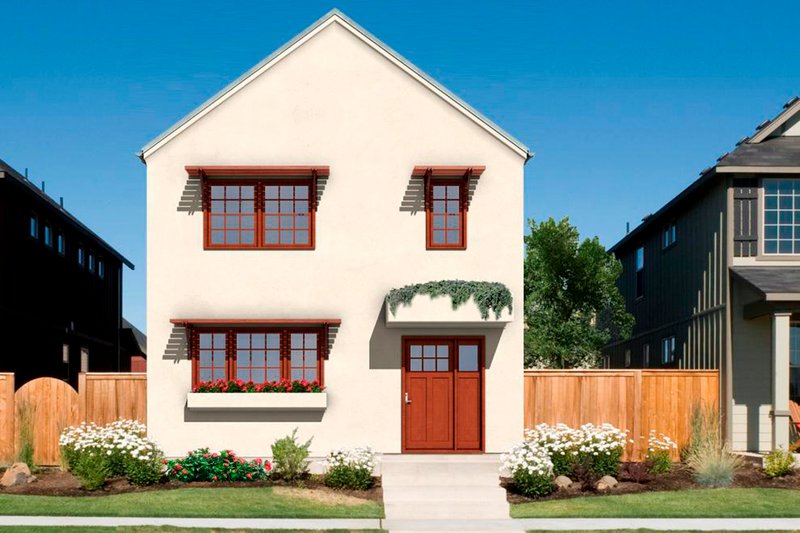 Dream House Plan - Traditional Exterior - Front Elevation Plan #497-39