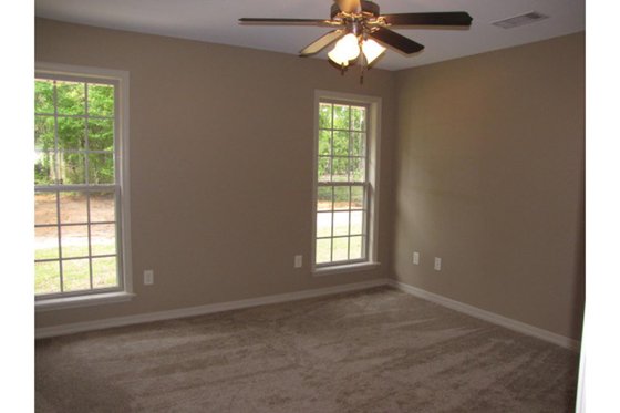 Interior - Master Bedroom for European House Plan #430-58 - 3 bed, 2 bath