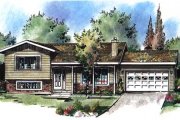 Traditional Style House Plan - 3 Beds 2 Baths 1383 Sq/Ft Plan #18-9069 