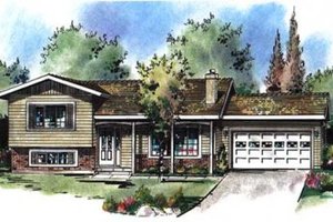 Traditional Exterior - Front Elevation Plan #18-9069