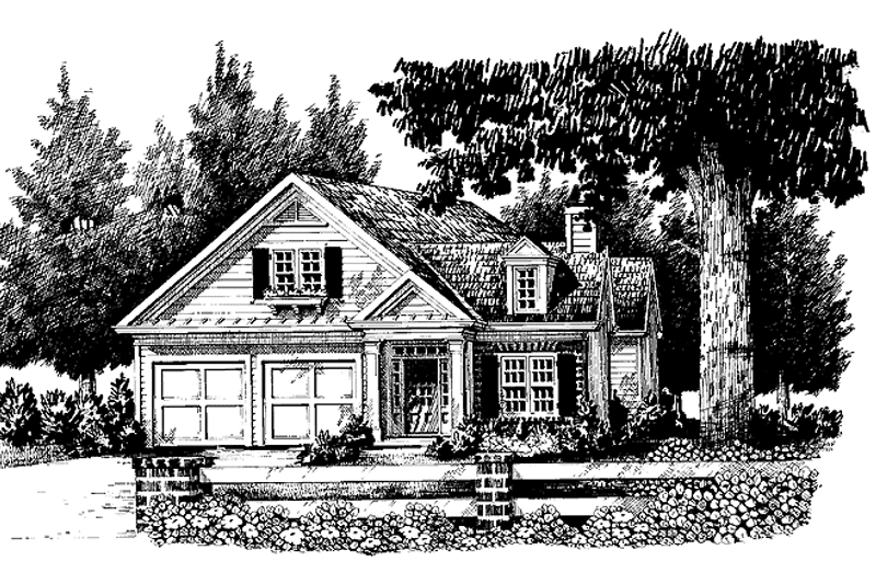 Home Plan - Exterior - Front Elevation 3 for Classical House Plan #927-268 - 3 bed, 2 bath