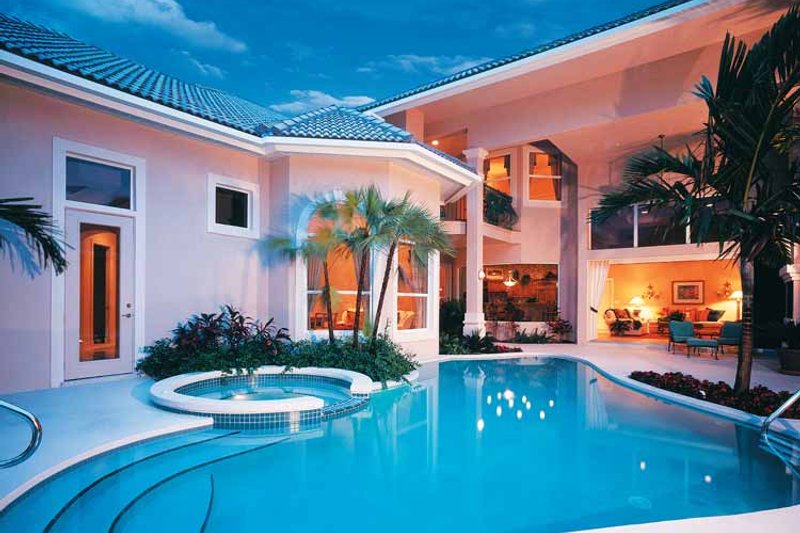Dream House Plan - Exterior - Front Elevation 5 for Mediterranean House Plan #930-50 - 4 bed, 3.5 bath